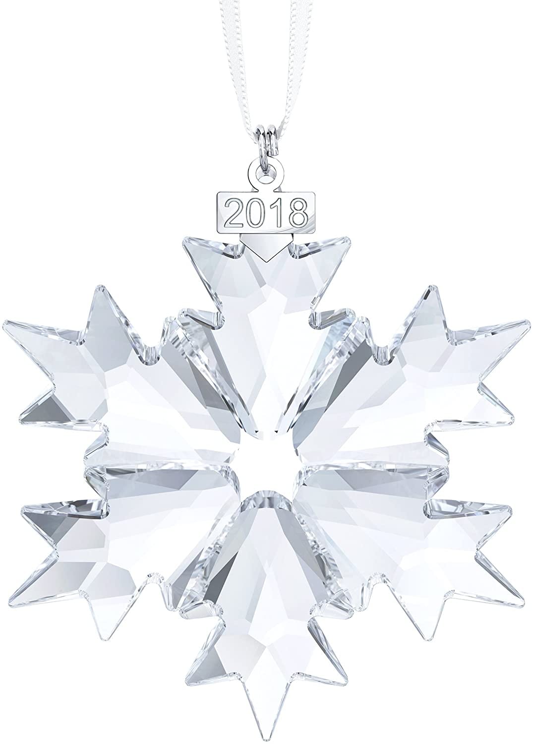 Swarovski Annual Edition Ornament 2018, Kristall, transparent, 8.1 x 6.5 x 0.8 cm